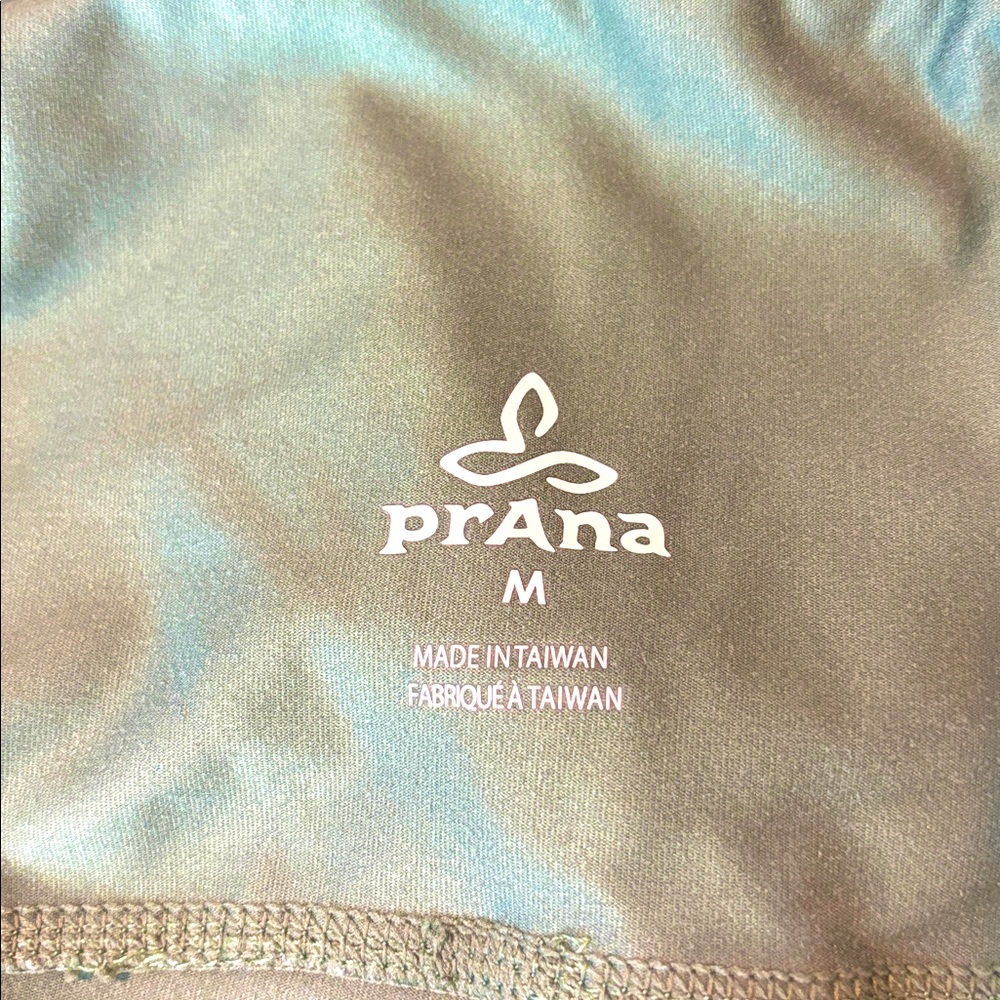 Prana Kimble 7/8 High-Waisted Canopy Florist Green Leggings Women’s Size Medium - Picture 3 of 8